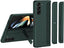 Samsung Galaxy Z Fold 5 Phone Case, [Interchangeable S-Pen Holder / Kickstand] [Front Screen Frame] Ultra-thin Hard PC Bumper Full Protective Cover