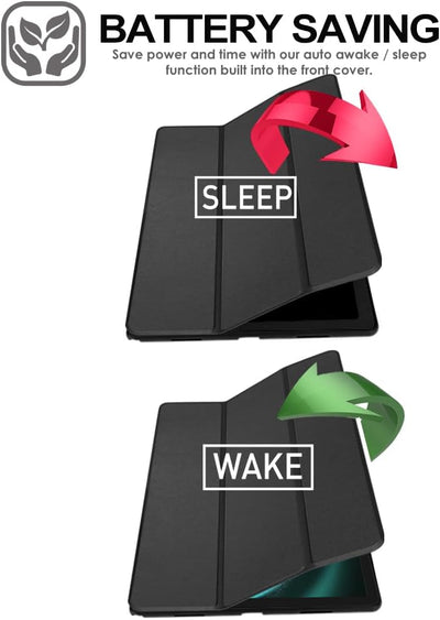 [Smart Case] Slim Stand Cover with Auto Sleep/Wake for Samsung Galaxy Tab S9 FE 10.9" (SM-X510, SM-X516 Series)