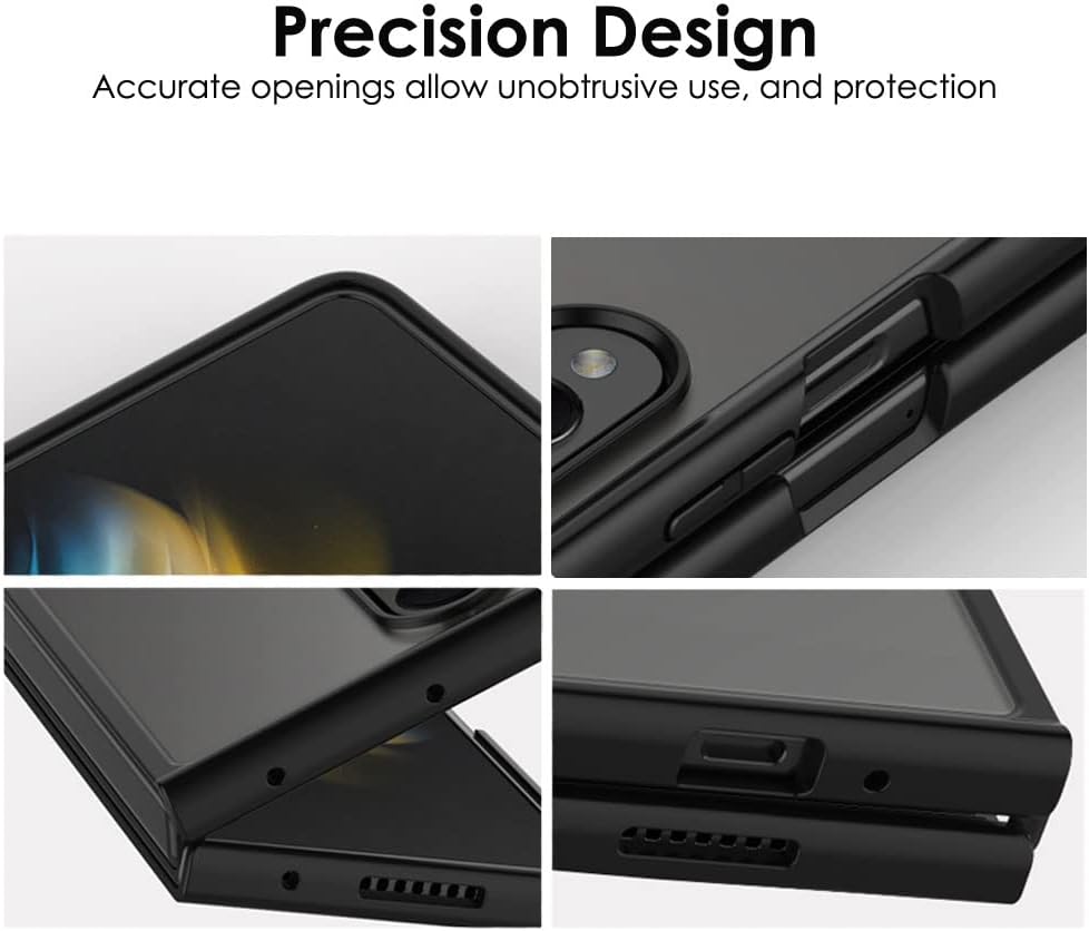 Samsung Galaxy Z Fold 4 Tough Case [Fusion FX] Premium Hybrid Tough Rugged Protective Bumper Case Heavy Duty Protection with Matte Back