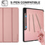 [Smart Case] Slim Stand Cover with Auto Sleep/Wake for Samsung Galaxy Tab S9 Ultra (SM-X910, SM-X916 Series)