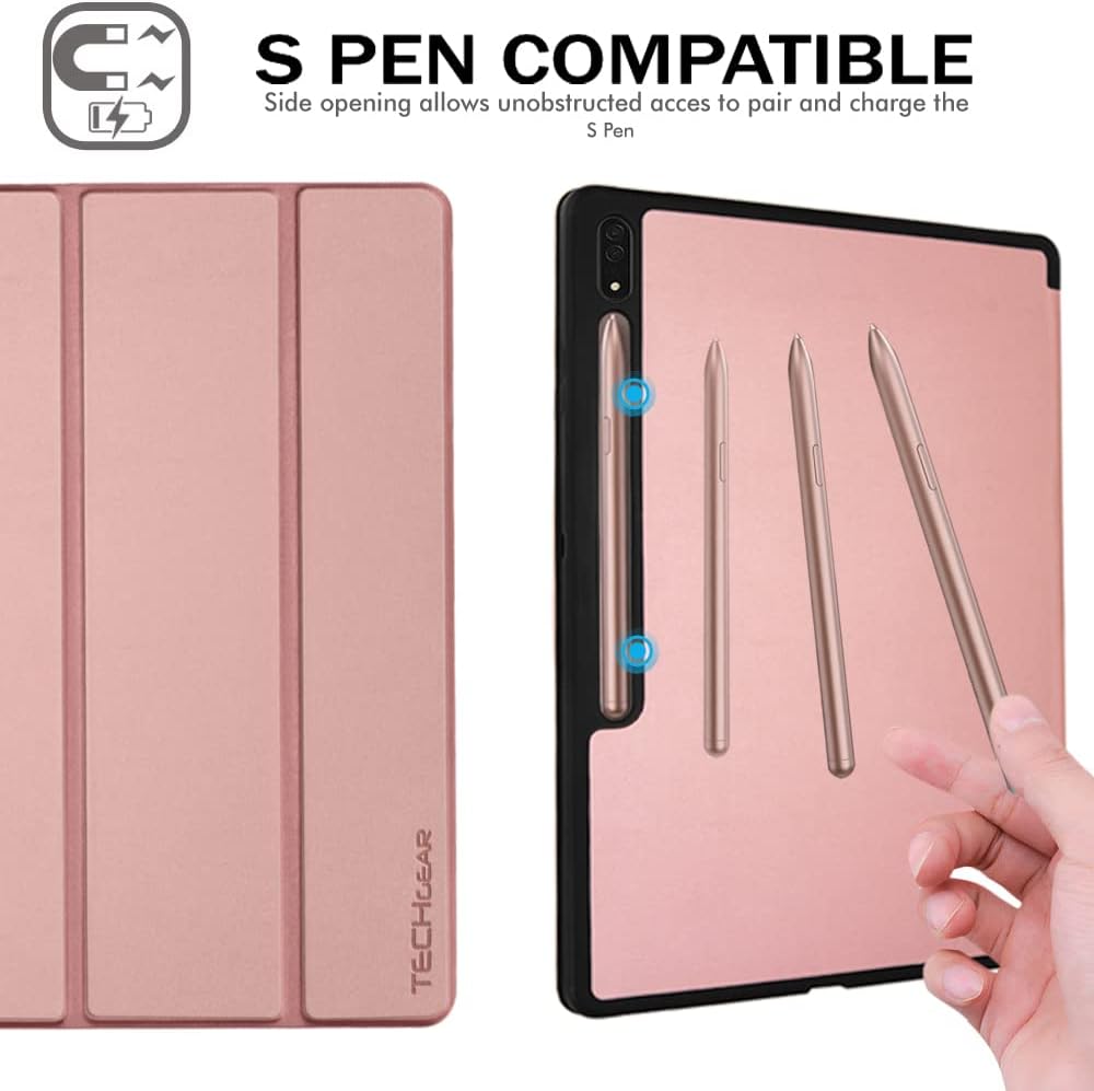 [Smart Case] Slim Stand Cover with Auto Sleep/Wake for Samsung Galaxy Tab S9 Ultra (SM-X910, SM-X916 Series)