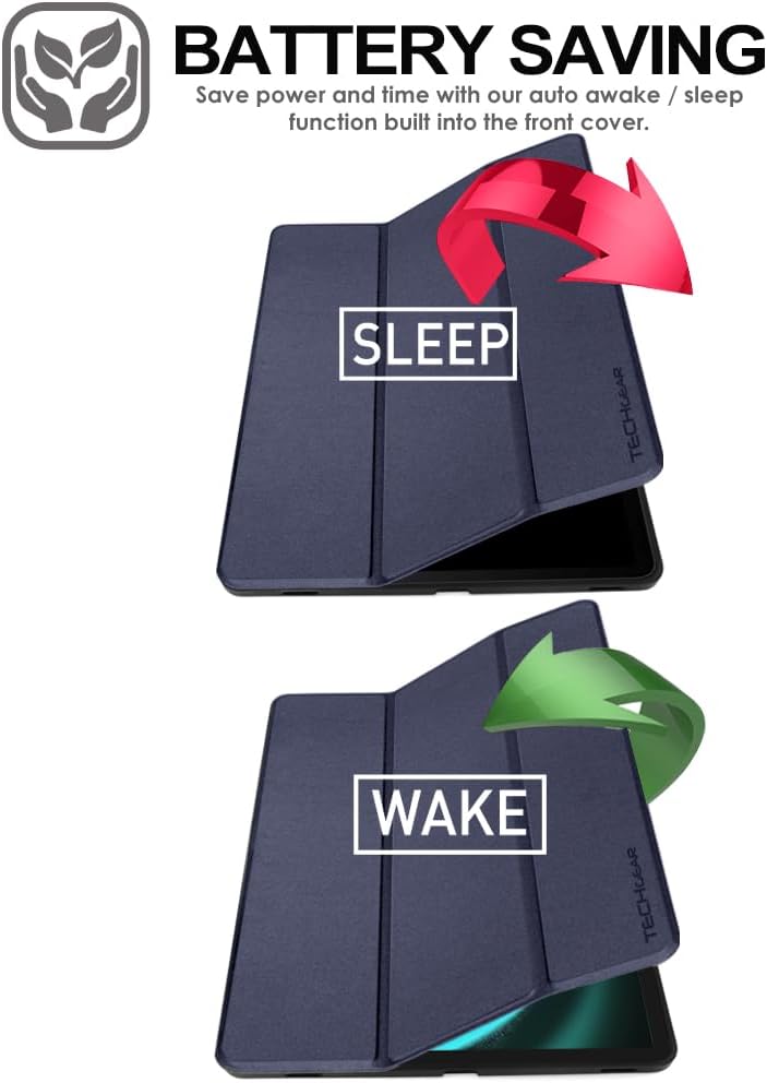 [Smart Case] Slim Stand Cover with Auto Sleep/Wake for Samsung Galaxy Tab S10 Lite / S10 FE / S9 FE 10.9" (SM-X400/X406/X520/X526/X510/X516 Series)
