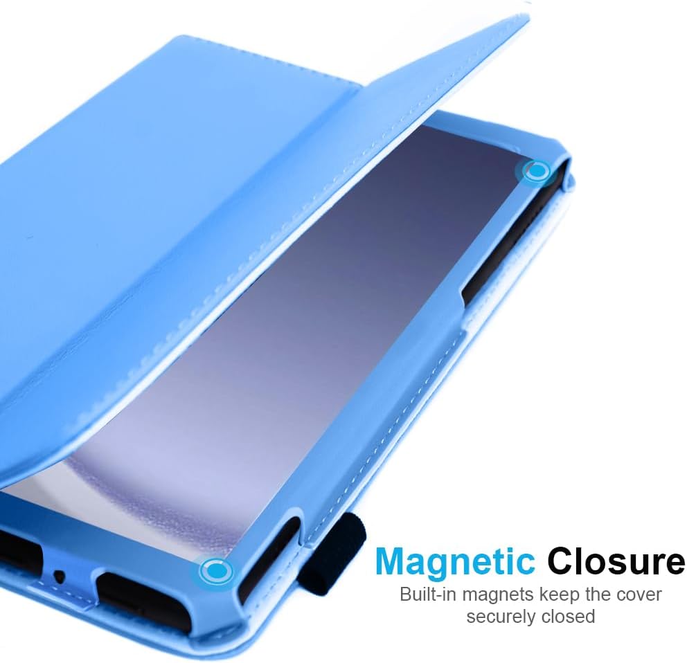 [Folio Case] Smart Cover Stand with Auto Sleep/Wake & Hand Strap for Samsung Galaxy Tab A9 Plus 11" (SM-X210 / SM-X215)