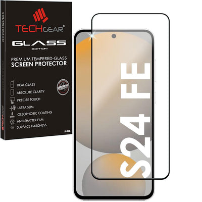 Samsung Galaxy S24 FE Full Coverage 3D Tempered Glass Screen Protectors