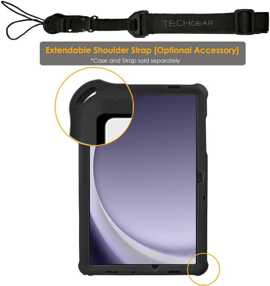 [Bumper Case] Shockproof Soft Easy Grip Case for Samsung Galaxy Tab A9 Plus 11" 2023 (SM-X210 / SM-X215 / SM-X219)