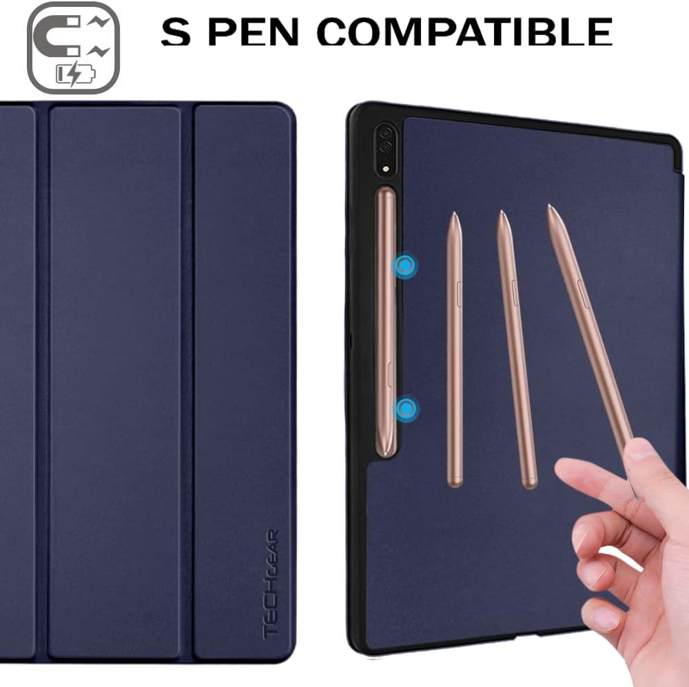 [Smart Case] Slim Stand Cover with Auto Sleep/Wake for Samsung Galaxy Tab S9 Ultra (SM-X910, SM-X916 Series)