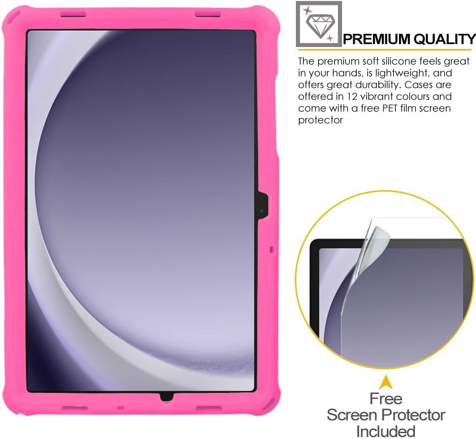 [Bumper Case] Shockproof Soft Easy Grip Case for Samsung Galaxy Tab A9 Plus 11" 2023 (SM-X210 / SM-X215 / SM-X219)