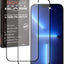 iPhone 13 Mini Anti Glare, Matte Full Coverage 3D Tempered Glass Screen Protectors