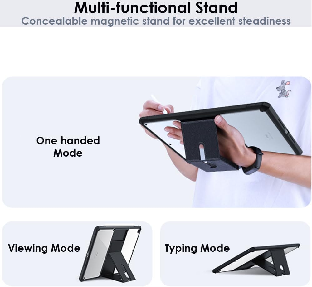 [Fusion Armour] Premium Slim Hybrid Tough Rugged Protective Bumper Case With Stand for Apple iPad 10.2" 2021/2020/2019 (7th / 8th / 9th Generation)