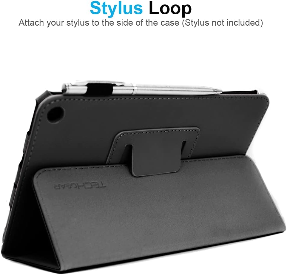 [Folio Case] Smart Cover Stand with Auto Sleep/Wake & Hand Strap for Amazon Fire Max 11" 2023 / 13th Generation