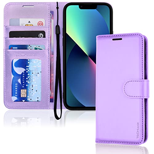 [Wallet Case] Protective Cover with Cash & Card Holder, Stand and Wrist Strap For Apple iPhone 15 Plus