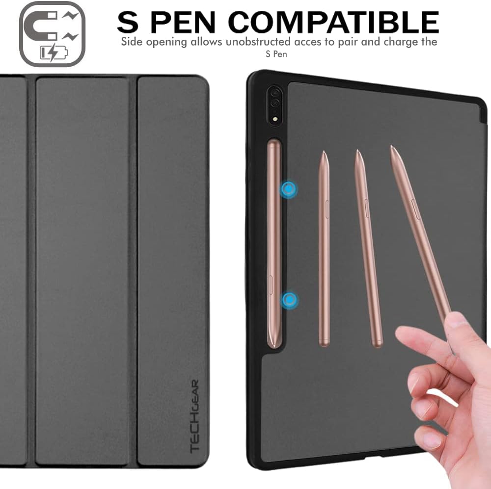[Smart Case] Slim Stand Cover with Auto Sleep/Wake for Samsung Galaxy Tab S9 Ultra (SM-X910, SM-X916 Series)