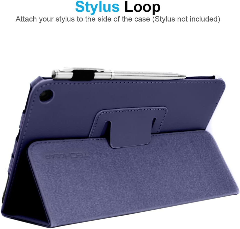 [Folio Case] Smart Cover Stand with Auto Sleep/Wake & Hand Strap for Amazon Fire Max 11" 2023 / 13th Generation