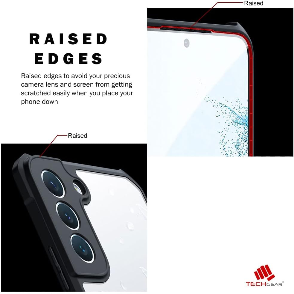 [Fusion Armour] Premium Hybrid Tough Rugged Protective Bumper Case Heavy Duty Protection with Clear Back For Samsung Galaxy S24 5G