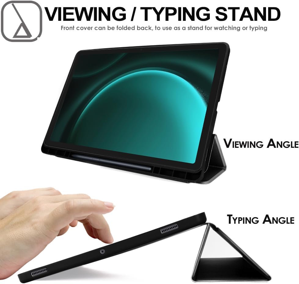 [Smart Case] Slim Stand Cover with Auto Sleep/Wake for Samsung Galaxy Tab S10 Lite / S10 FE / S9 FE 10.9" (SM-X400/X406/X520/X526/X510/X516 Series)