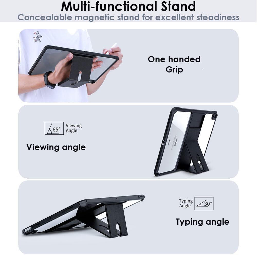 [Fusion Armour] Premium Slim Hybrid Tough Rugged Protective Bumper Case With Stand for Apple iPad Air 10.9" 4 2020 / Air 5 2022 (4th / 5th Generation)
