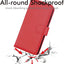 [Leather Wallet Case] Protective Cover with Cash & Card Holder, Stand and Wrist Strap For Samsung Galaxy S24 5G