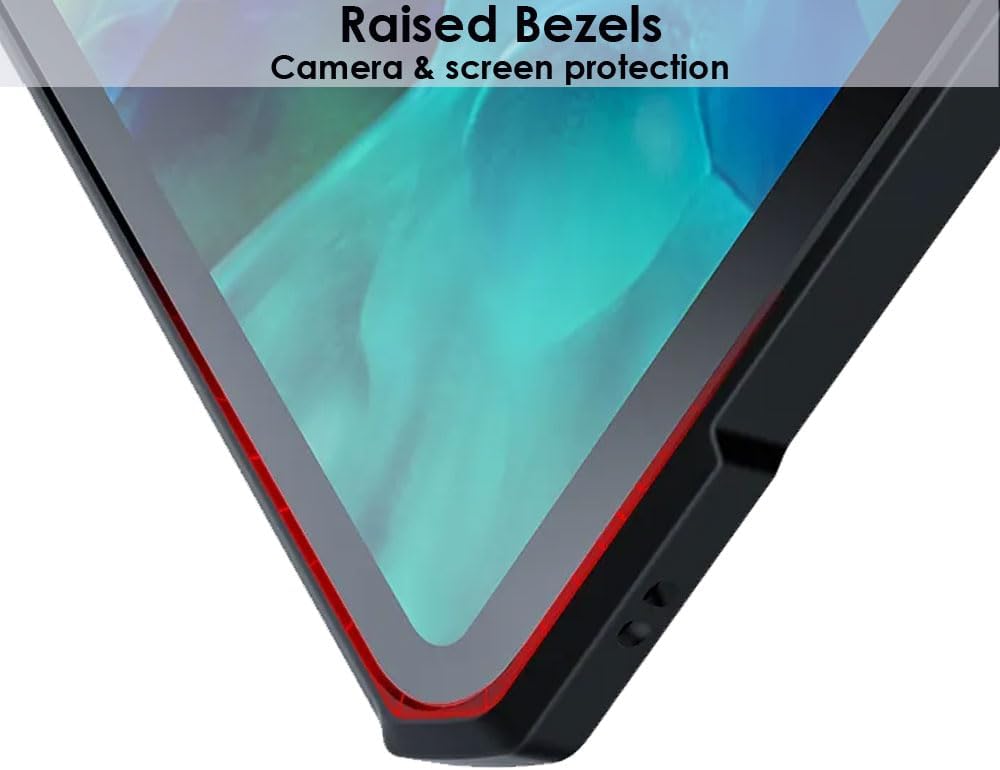 [Fusion Armour] Premium Slim Hybrid Tough Rugged Protective Bumper Case With Stand, Heavy Duty with Clear Back for Apple iPad Mini 6