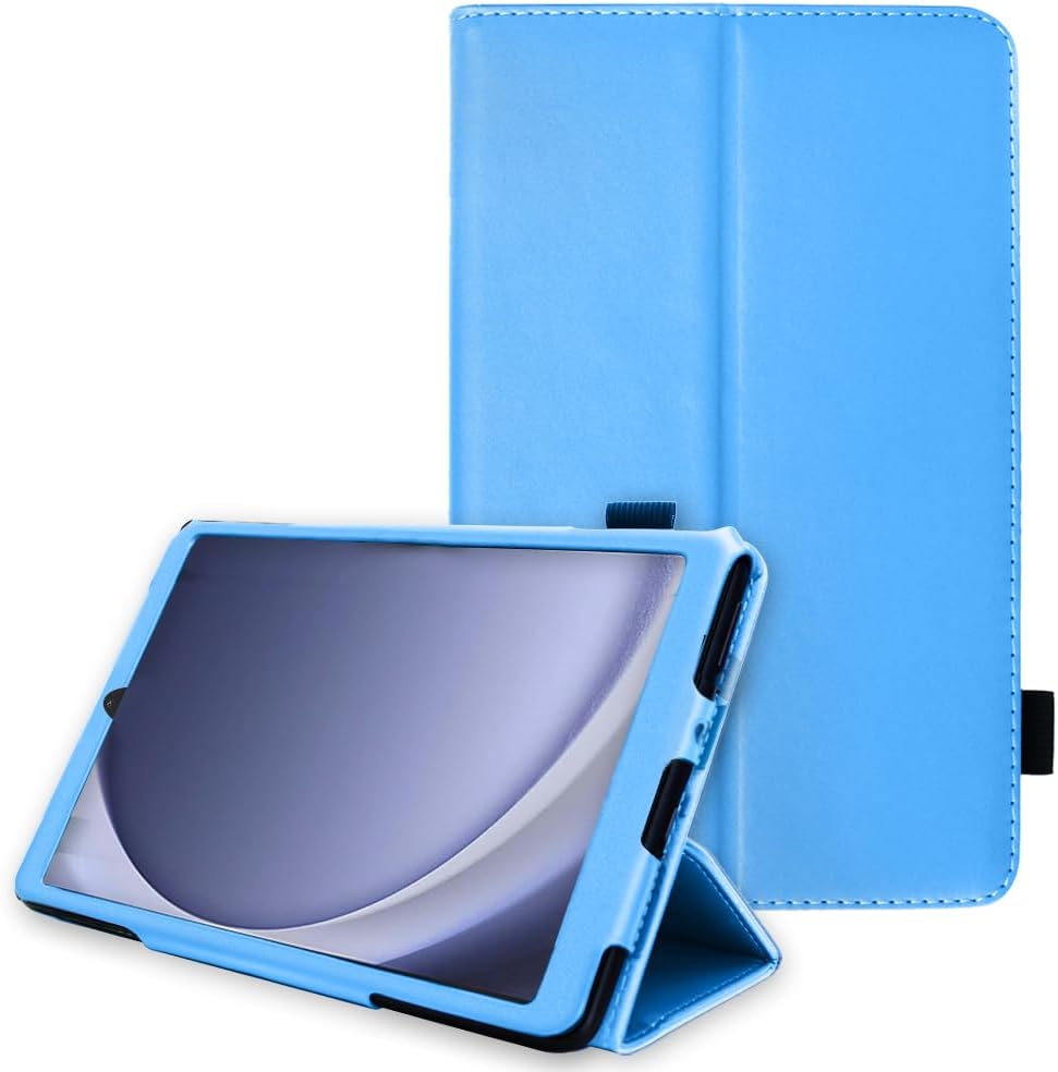 [Folio Case] Smart Cover Stand with Auto Sleep/Wake & Hand Strap for Samsung Galaxy Tab A9 Plus 11" (SM-X210 / SM-X215)