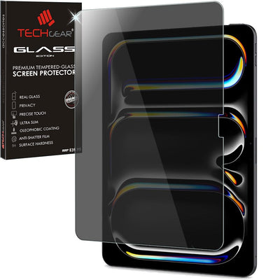 Apple iPad Pro 13" (M4) 2024, 7th Generation Anti Spy, Privacy Tempered Glass Screen Protectors