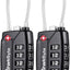 TSA Suitcase Locks 4-Dial Security Travel Combination Padlock