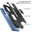 [Tough Armour] Samsung Galaxy A16 5G / A16 4G Military Grade Heavy Duty Protective Case with Magnetic Metal Ring Kickstand