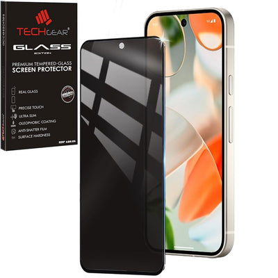 Google Pixel 9 / Google Pixel 9 Pro Anti Spy, Privacy Full Coverage 3D Tempered Glass Screen Protectors