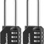 4-Dial Heavy Duty Combination Padlock [2.6" Long Shackle]