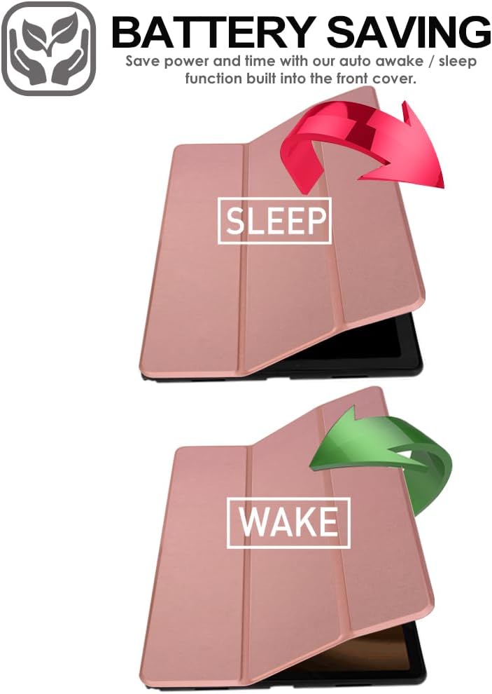 [Smart Case] Slim Stand Cover with Auto Sleep/Wake for Samsung Galaxy Tab S9 FE Plus 12.4" (SM-X610 / SM-X616)