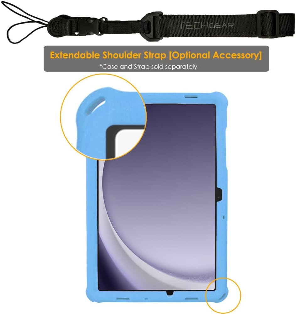 [Bumper Case] Shockproof Soft Easy Grip Case for Samsung Galaxy Tab A9 Plus 11" 2023 (SM-X210 / SM-X215 / SM-X219)