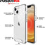 [Fusion HD Case] Shockproof Fused Gel Bumper & Hard Back Slim Clear Cover for iPhone 13 Mini