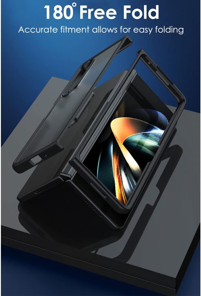 Samsung Galaxy Z Fold 4 Tough Case [Fusion FX] Premium Hybrid Tough Rugged Protective Bumper Case Heavy Duty Protection with Matte Back