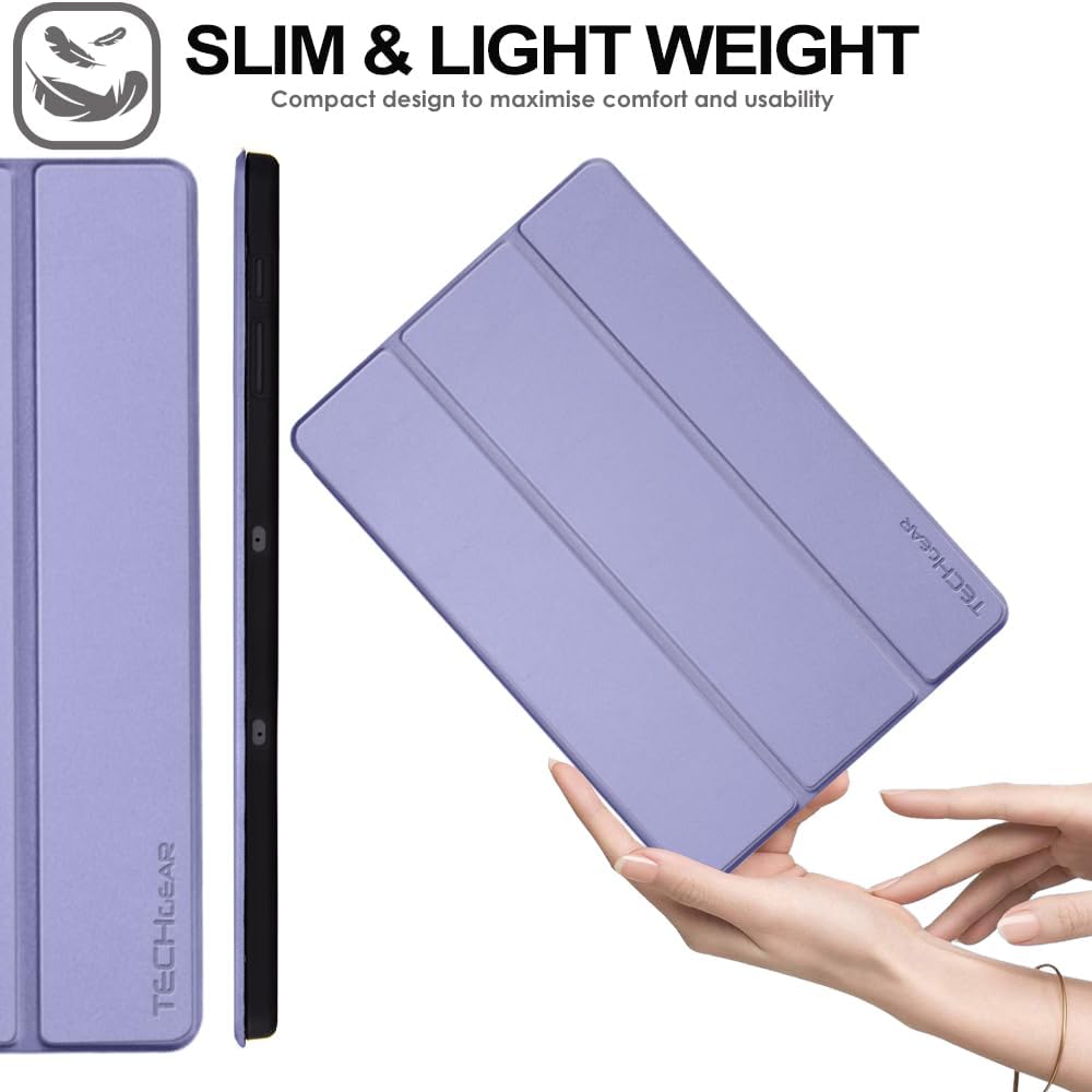 [Smart Case] Slim Stand Cover with Auto Sleep/Wake for Samsung Galaxy Tab S9 FE Plus 12.4" (SM-X610 / SM-X616)