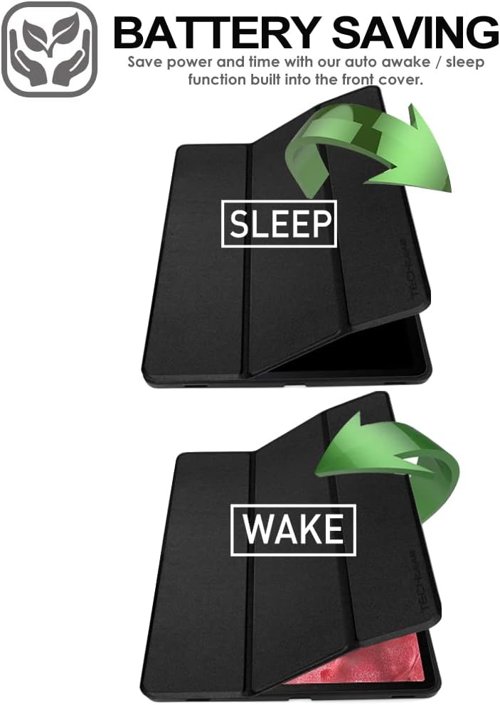 [Smart Case] Slim Stand Cover with Auto Sleep/Wake for Samsung Galaxy Tab S9 Ultra (SM-X910, SM-X916 Series)