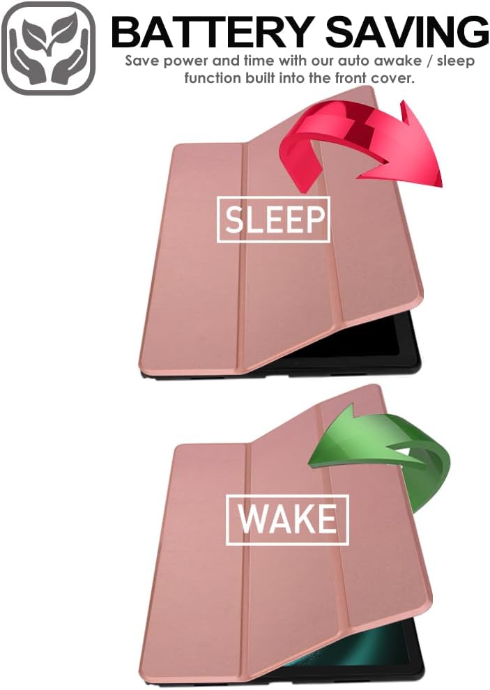[Smart Case] Slim Stand Cover with Auto Sleep/Wake for Samsung Galaxy Tab S10 Lite / S10 FE / S9 FE 10.9" (SM-X400/X406/X520/X526/X510/X516 Series)