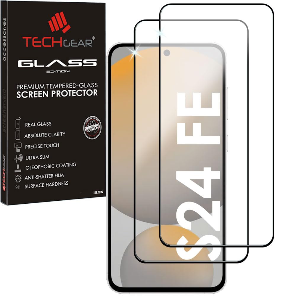 Samsung Galaxy S24 FE Full Coverage 3D Tempered Glass Screen Protectors