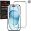iPhone 15 Full Coverage 3D Tempered Glass Screen Protectors