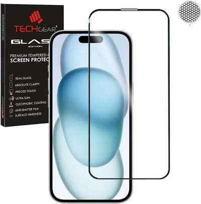 iPhone 15 Plus Full Coverage 3D Tempered Glass Screen Protectors