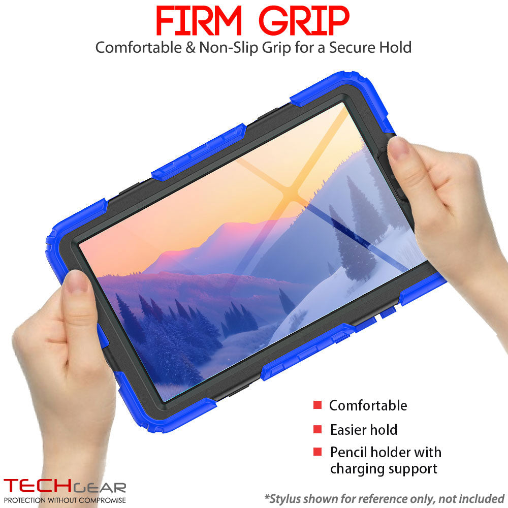 TECHGEAR ArmourSHIELD Case for Samsung Galaxy Tab A11 8.7" (SM-X130/X133/X135) – Tough Rugged Full Body Case with Screen Protector & Kickstand