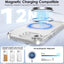 TECHGEAR Clear Magnetic Case for iPhone 17e / iPhone 16e - MagSafe Compatible Shockproof Hybrid Phone Case with Hard Clear Back, TPU Bumper and Slim Transparent Protection