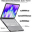TECHGEAR BallisticWrap Case for MacBook Neo 13" (2026 A18 Pro) - Student Laptop Tough Hard Shell Cover with Kickstand, Shockproof TPU Edges