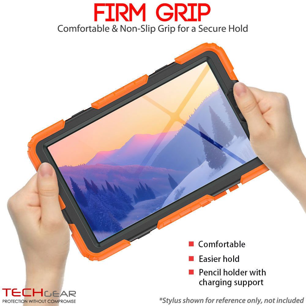 TECHGEAR ArmourSHIELD Case for Samsung Galaxy Tab A11 8.7" (SM-X130/X133/X135) – Tough Rugged Full Body Case with Screen Protector & Kickstand