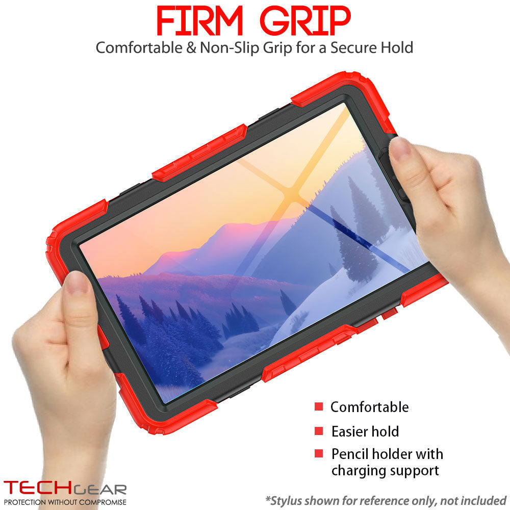 TECHGEAR ArmourSHIELD Case for Samsung Galaxy Tab A11 8.7" (SM-X130/X133/X135) – Tough Rugged Full Body Case with Screen Protector & Kickstand