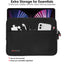 TECHGEAR Tablet Sleeve Case 7–13 Inch - Shockproof Neoprene Pouch with Bubble Protection, Zip Pocket, Slim Protective iPad Samsung Tablet Laptop Sleeve