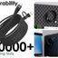 TECHGEAR Magnetic 2-in-1 100 W USB-A/C to USB-C Fast Charging Coiling Cable – 5 A PD 3.0 / QC 4.0, Nylon Braided – Black | White – 0.3 m | 1 m | 2 m