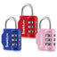 SharkByte Luggage Locks – 3-Dial Weatherproof Combination Padlock for Suitcases, Travel Bags, Gym Lockers & Outdoor Use (1 / 2 / 3 / 4 Pack)