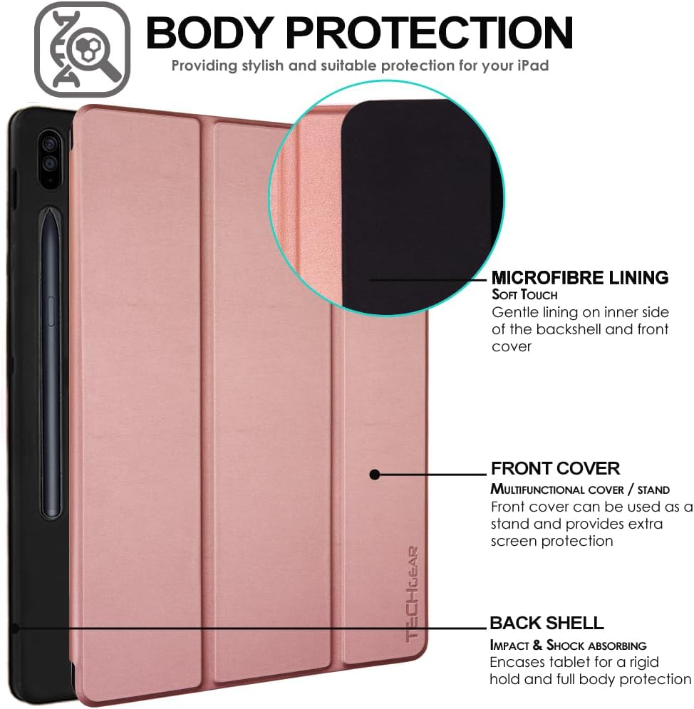 [Smart Case] Slim Stand Cover with Auto Sleep/Wake for Samsung Galaxy Tab S9 FE Plus 12.4" (SM-X610 / SM-X616)