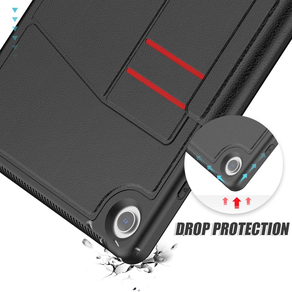 [Enduro Case] Tough Strong Magnetic & Flip Case [Auto Sleep/Wake] Cover with Multi-Angle Stand & Card Slot For Samsung Tab A9 Plus 11" (SM-X210/X215)