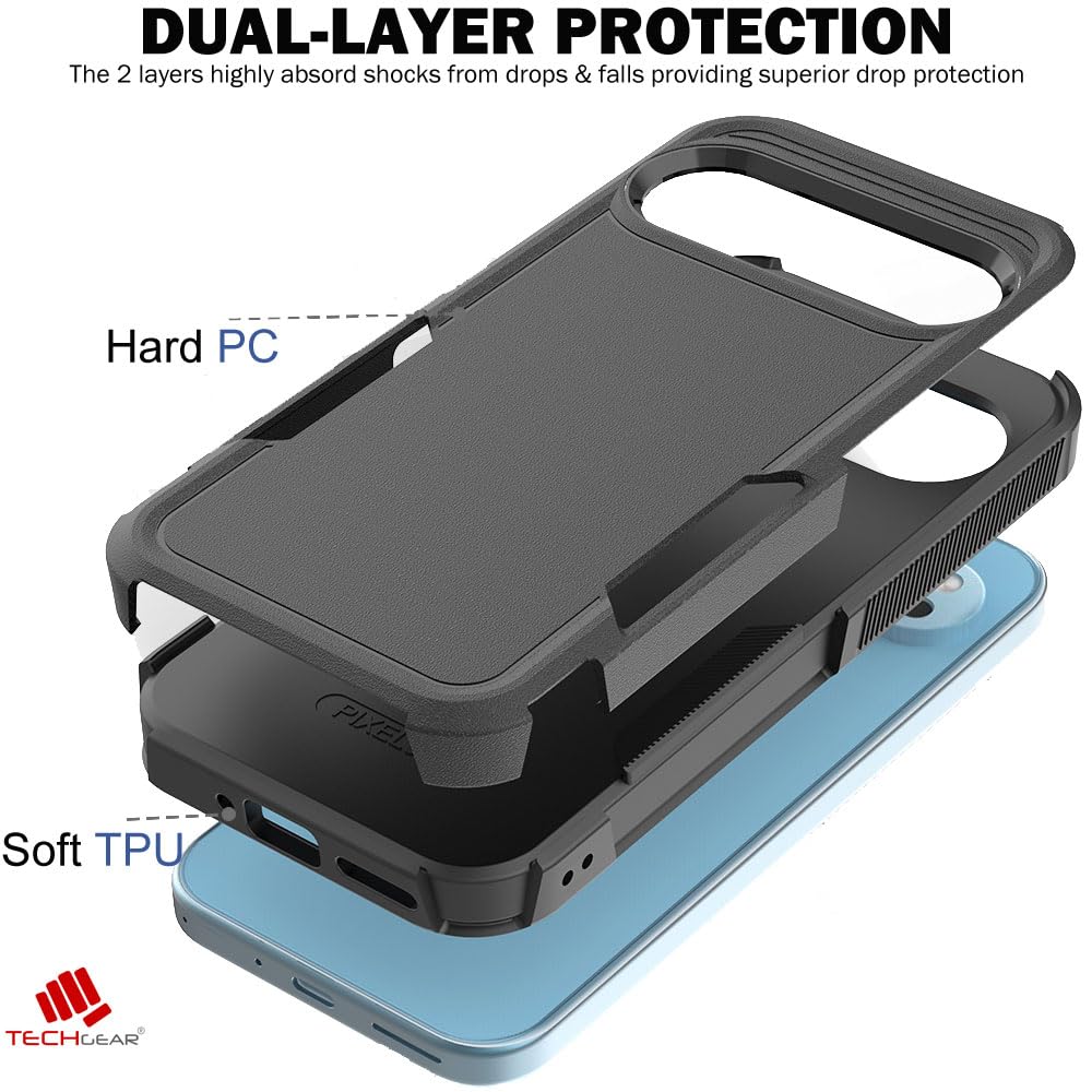[Fusion Armour] Premium Hybrid Tough Rugged Protective Bumper Case For Google Pixel 9 / Pixel 9 Pro