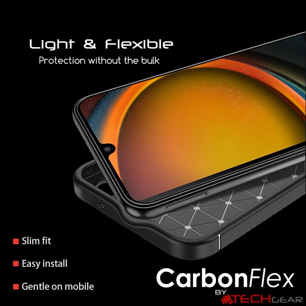 [CarbonFlex Case] Premium Shockproof Soft Slim Cover with Carbon Fibre Effect For Samsung XCover 7 5G